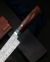 Load image into Gallery viewer, Damasteel Chef Knife of Grosserosen Pattern