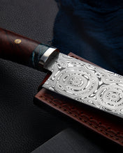 Load image into Gallery viewer, Damasteel Chef Knife of Grosserosen Pattern
