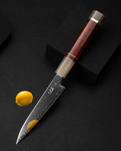 Load image into Gallery viewer, XC107 XinCraft 4.7" Damascus Utility (Mirror Polished)