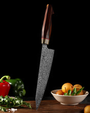 Load image into Gallery viewer, XC117 XinCraft 9" Chef Knife (Acid Etched)