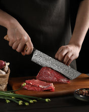 Load image into Gallery viewer, XC128 XinCraft 8" Damascus Nakiri Knife