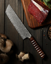 Load image into Gallery viewer, XC129 XinCraft 8" Damascus Nakiri Knife