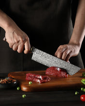Load image into Gallery viewer, XC129 XinCraft 8" Damascus Nakiri Knife