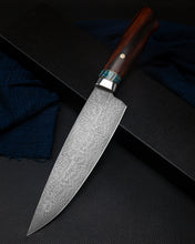 Load image into Gallery viewer, 3600 Layer Folded Forged Damascus Knife
