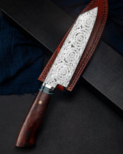 Load image into Gallery viewer, Damasteel Chef Knife of Grosserosen Pattern
