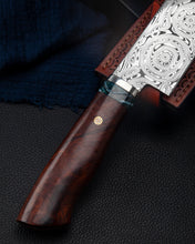 Load image into Gallery viewer, Damasteel Chef Knife of Grosserosen Pattern
